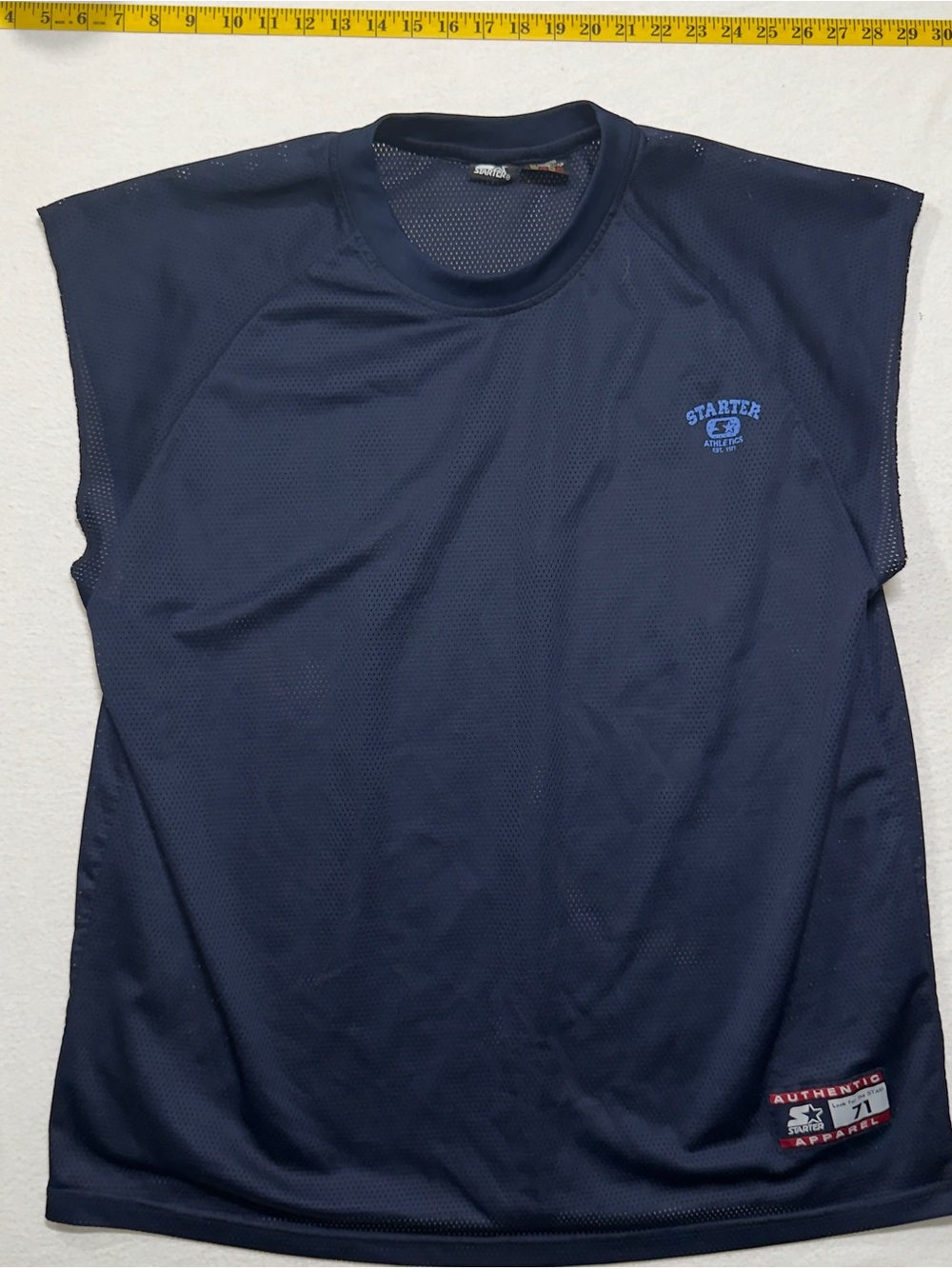 Vintage Starter Men’s Navy Blue Sleeveless Athletic Shirt